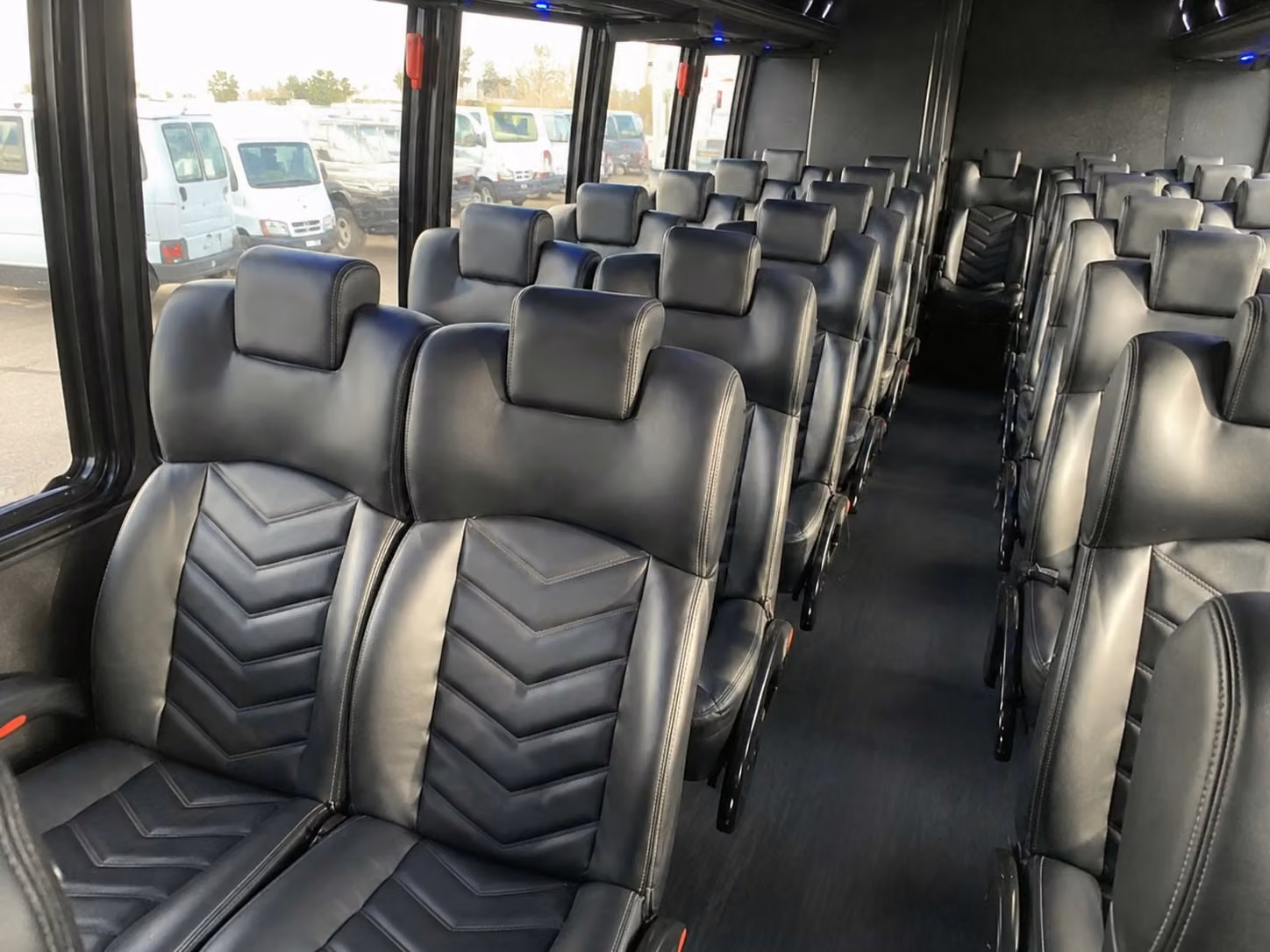 20 passenger minibus interior