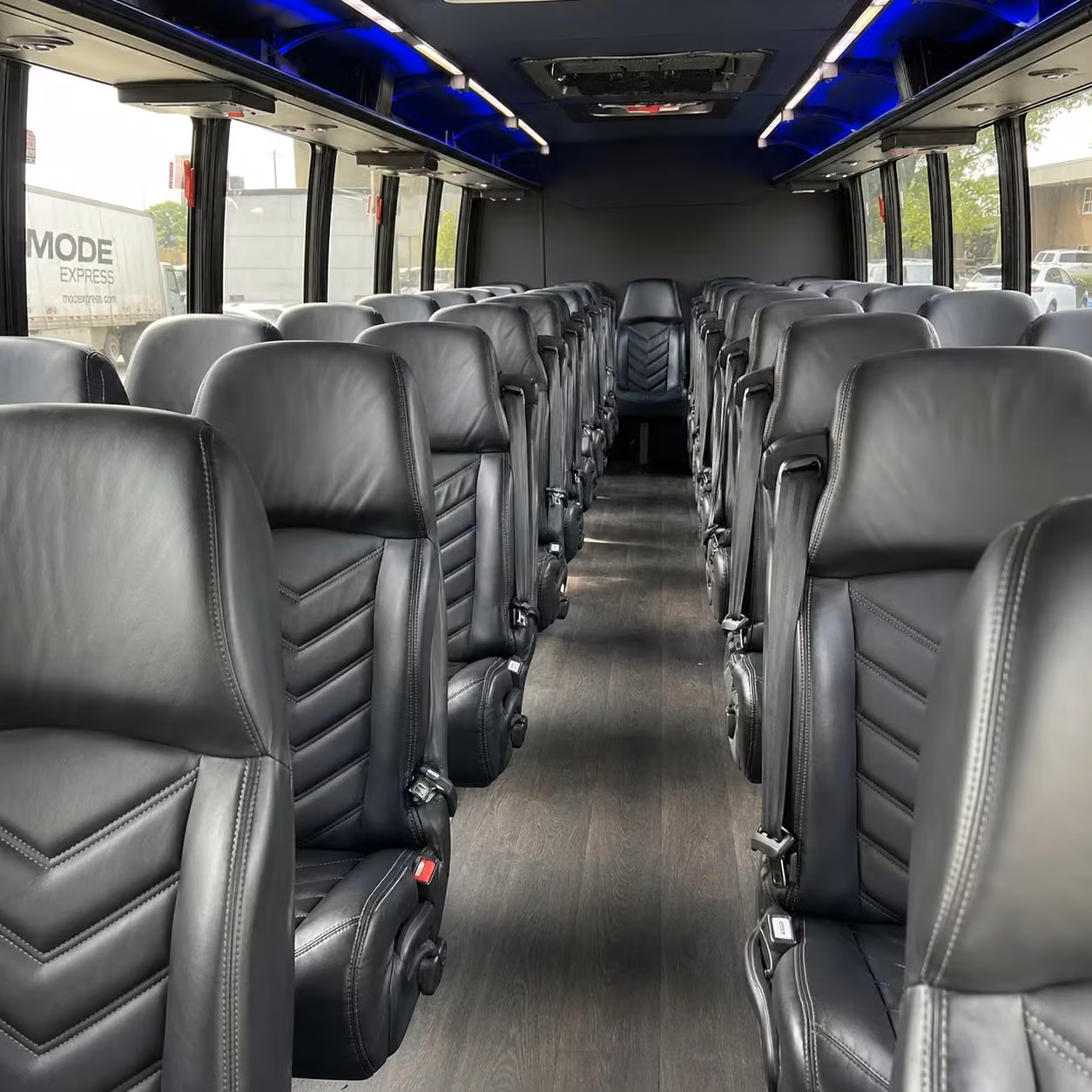 25 passenger minibus inside