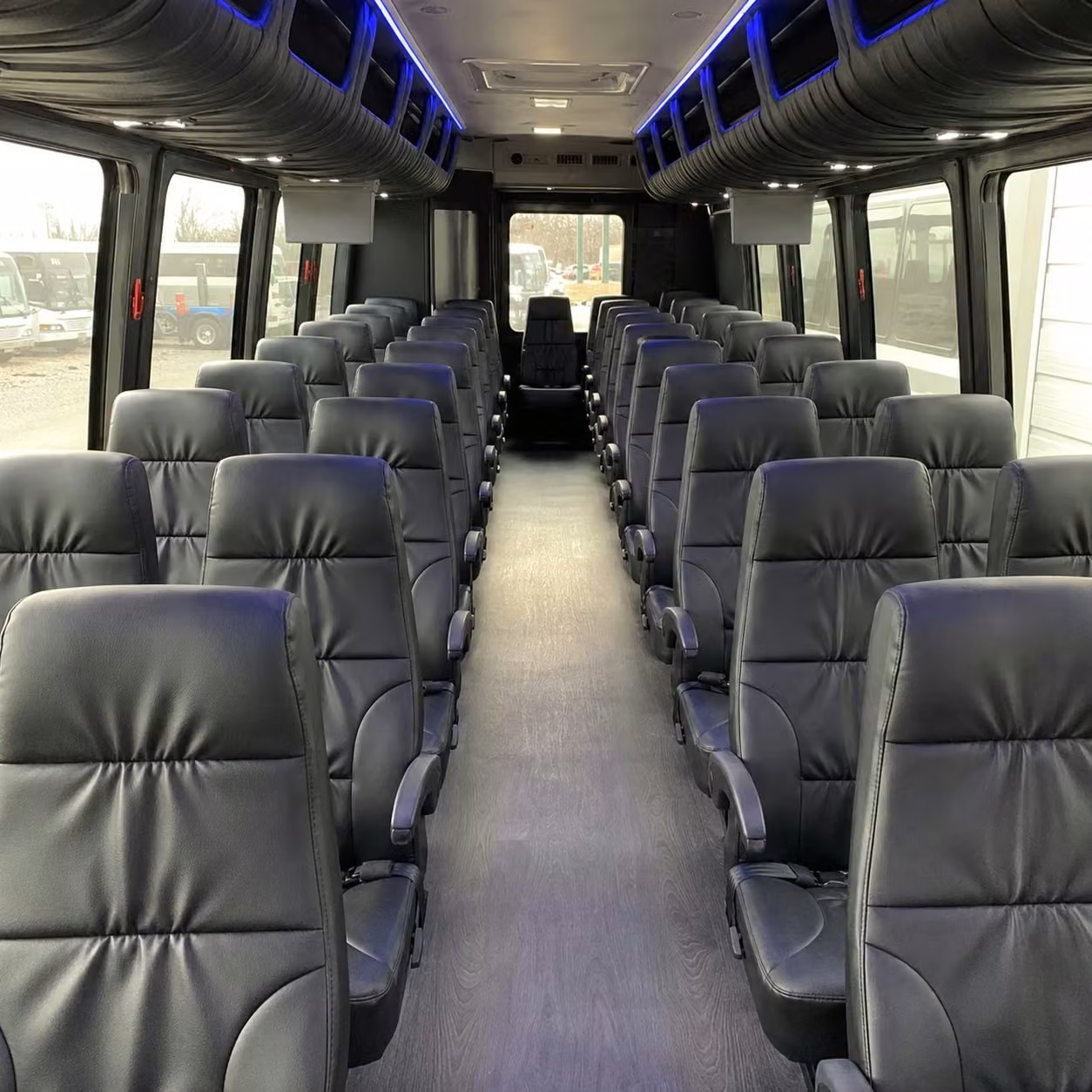 30 passenger minibus inside