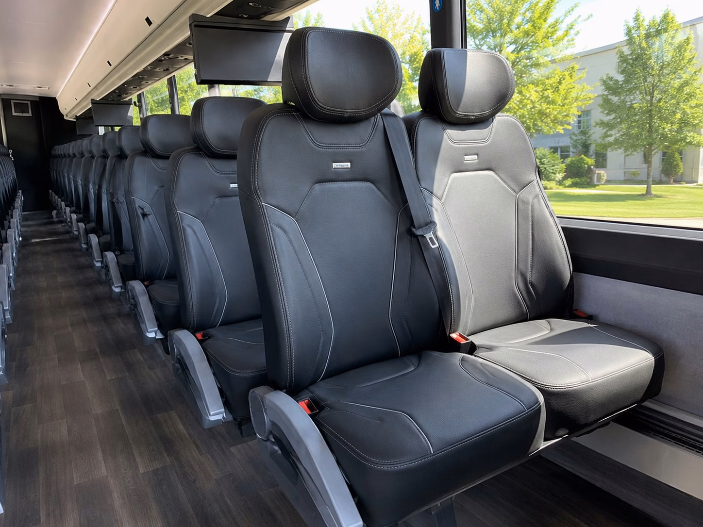 riverside charter bus interior