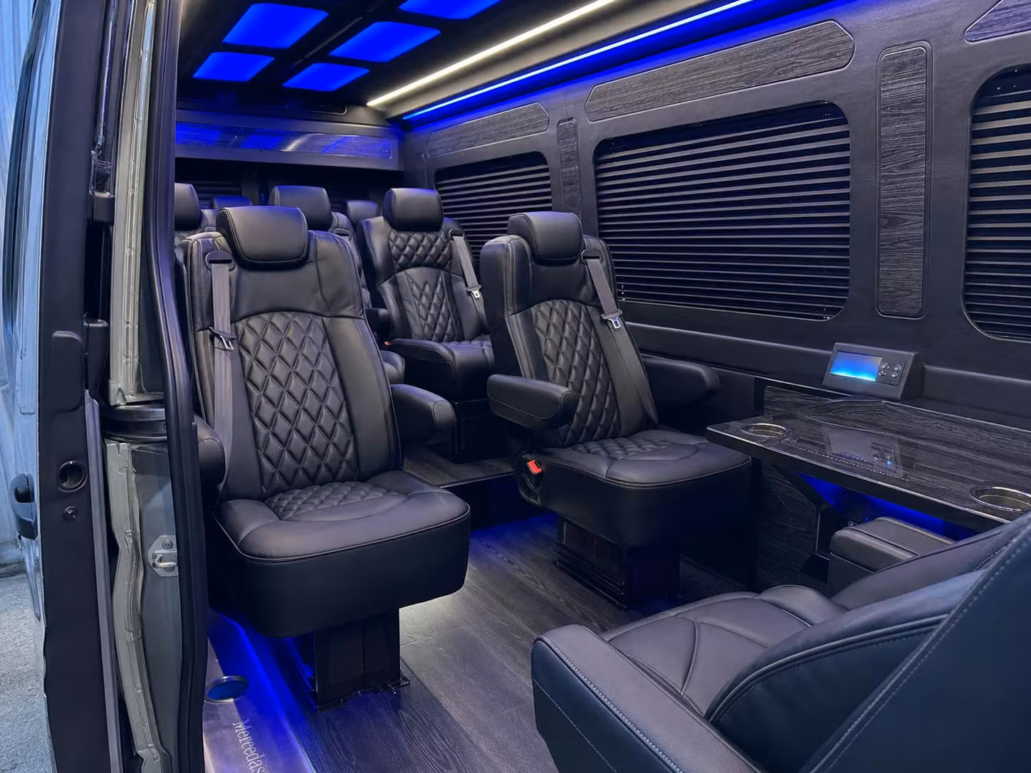 sprinter van transportation for groups and events across riverside